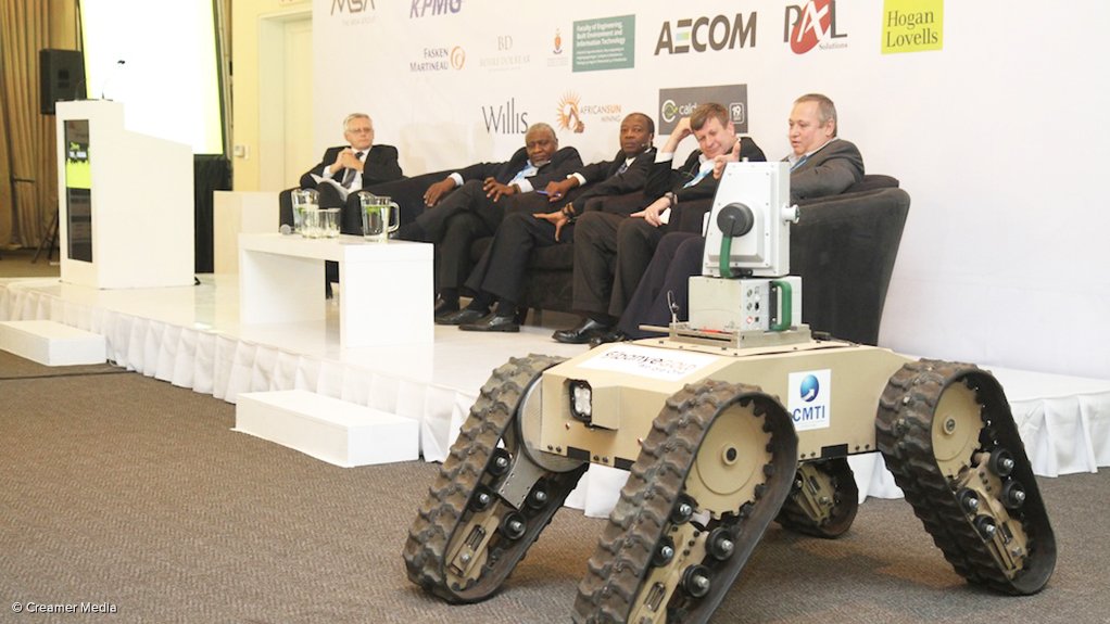 State-of-the-art mining equipment on display at the Joburg Indaba