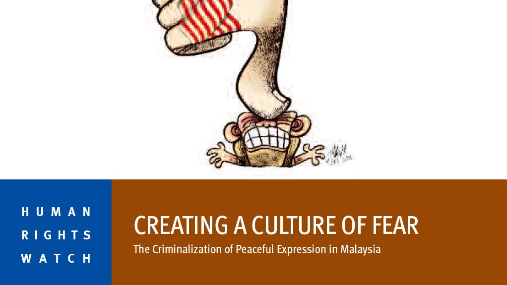 Creating a Culture of Fear – The Criminalization of Peaceful Expression in Malaysia (Oct 2015)