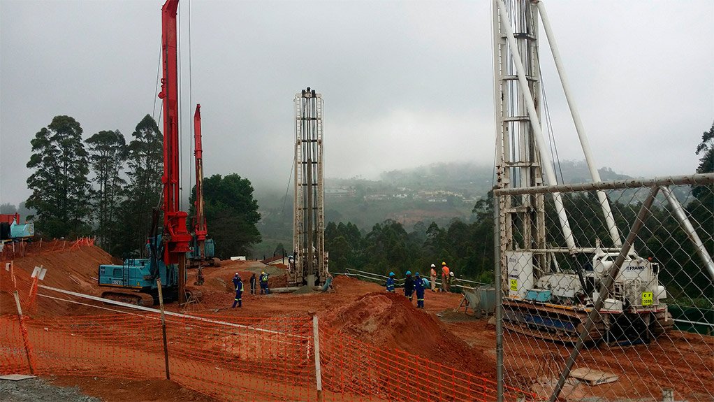 FOUNDATION JOBS COMPLETED 
Franki Africa's tender submissions were based on predrilled driven cast-in-situ piles 