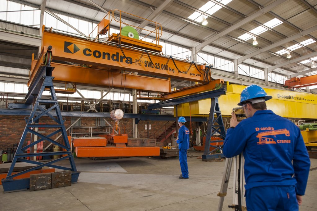 GLOBAL EXPANSION
A simplistic approach to equipment design has enabled Condra Cranes to make inroads in not only the South African market but also the South American and Canadian markets