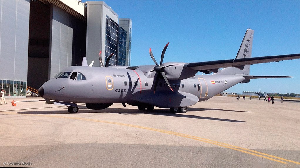 An Airbus C295W transport aircraft