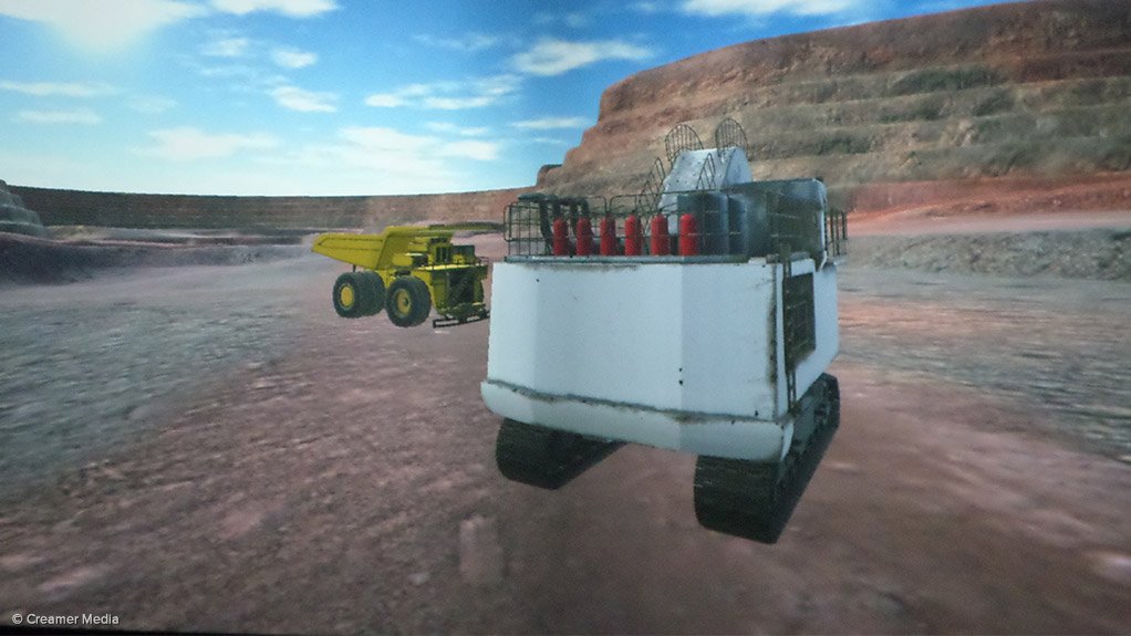 EFFICIENCY ENHANCER Virtual reality can improve mining yields by improving blast and drill rates by simulating different patterns, which will help engineers identify what works best 