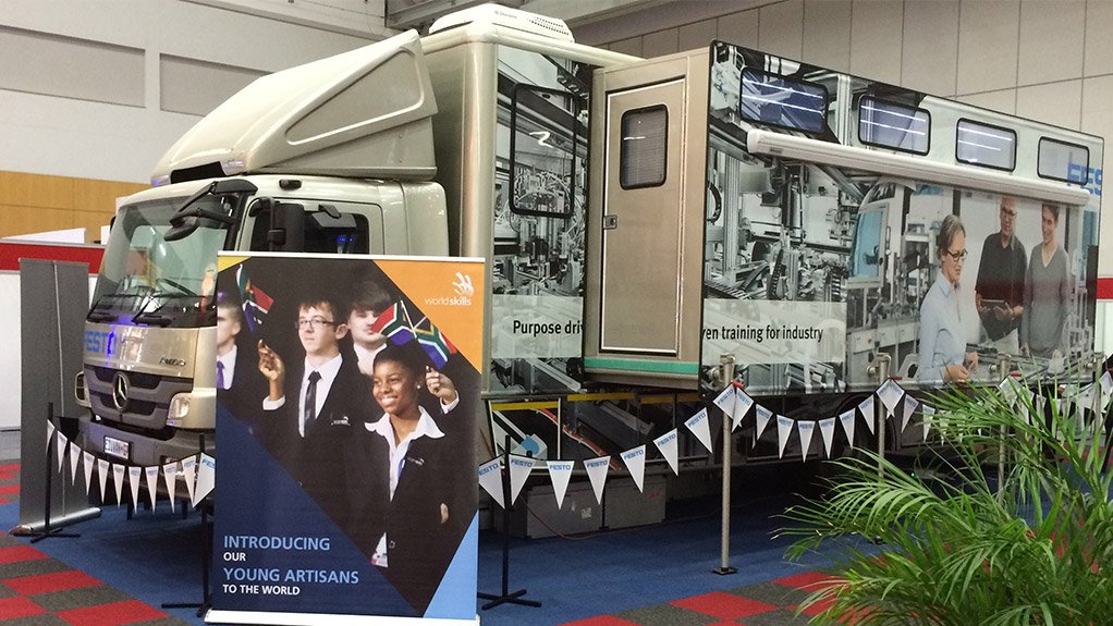EDUCATION ON WHEELS
Festo’s about R3-million mobile classroom, the Eduvan, is capable of training up to 12 people on all technologies in the automation value-chain
