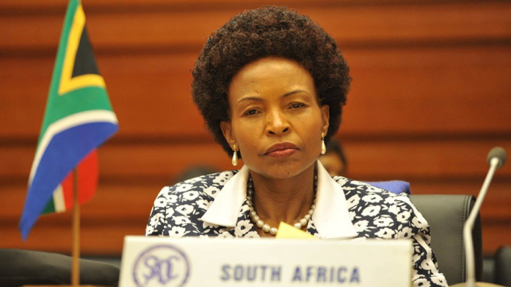 International Relations Minister Maite Nkoana-Mashabane