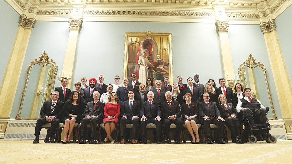  	NEW team Canada’s new Prime Minister, Justin Trudeau, announced a new gender-equal Cabinet shortly after being sworn in