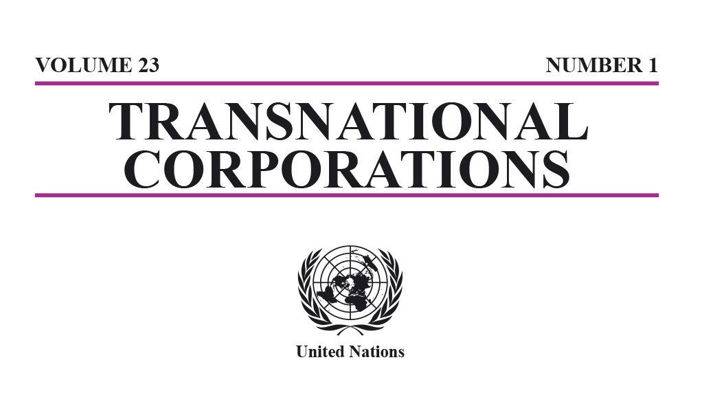 Transnational Corporations (Nov 2015)
