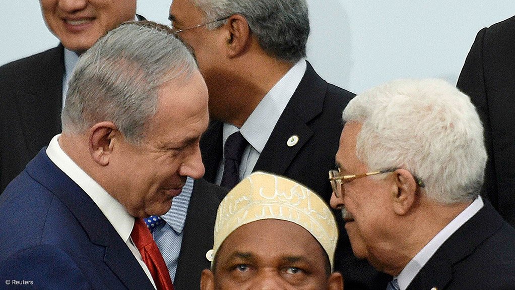 Benjamin Netanyahu and Mahmoud Abbas