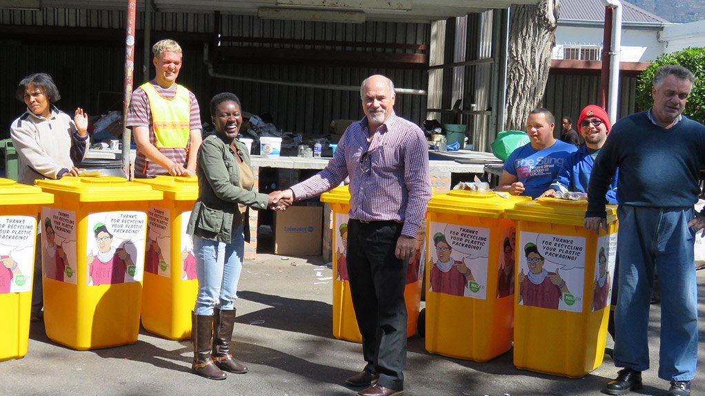 Two Charity Organisations Receive Recycling Bins