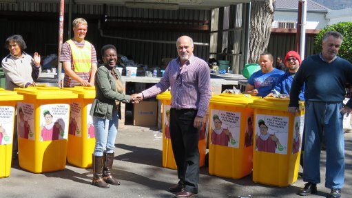 Industry body donates plastic  recycling bins to charity organisations