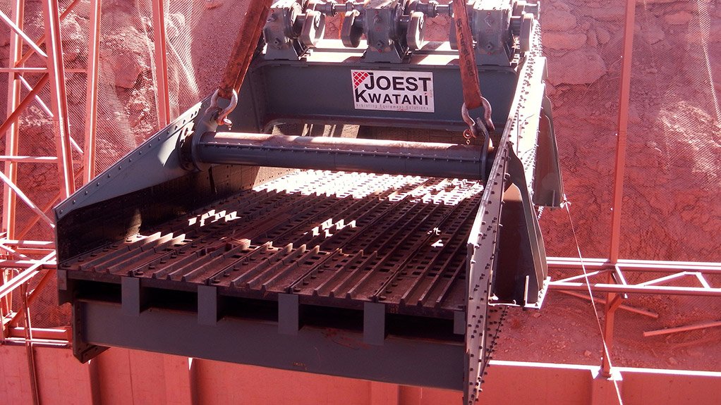 ENGINEERED FOR TONNAGE
Joest Kwatani’s robust equipment offering includes a scalping screen which has been designed for large tonnage throughputs
