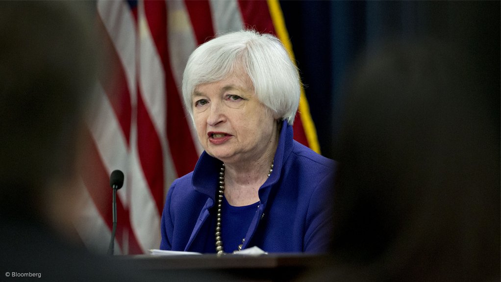 Janet Yellen, chair of the US Federal Reserve, speaks during a news conference following a Federal Open Market Committee meeting in Washington, DC, on Wednesday.