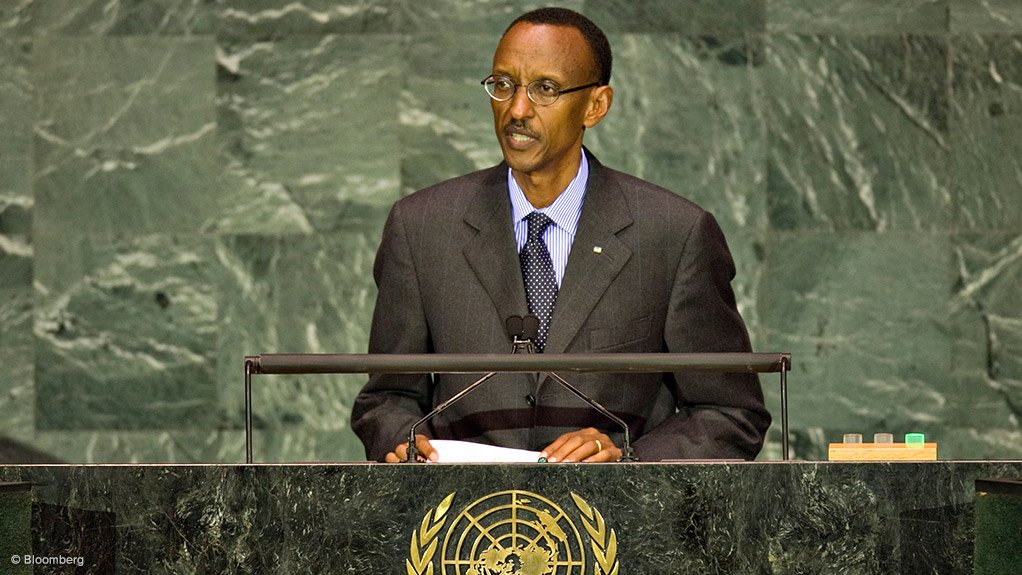 Rwanda's president Paul Kagame.