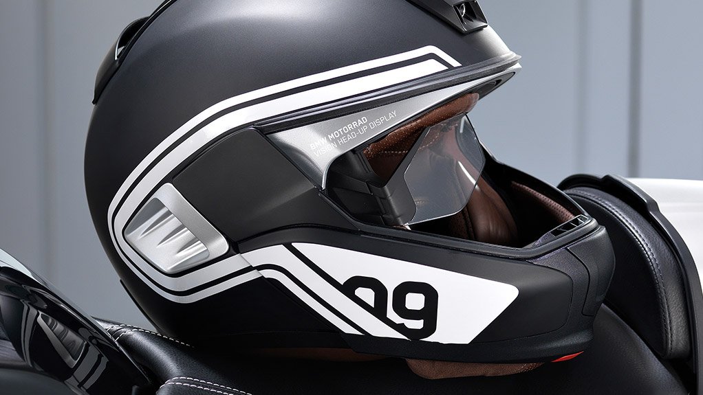 The heads-up display motorbike helmet