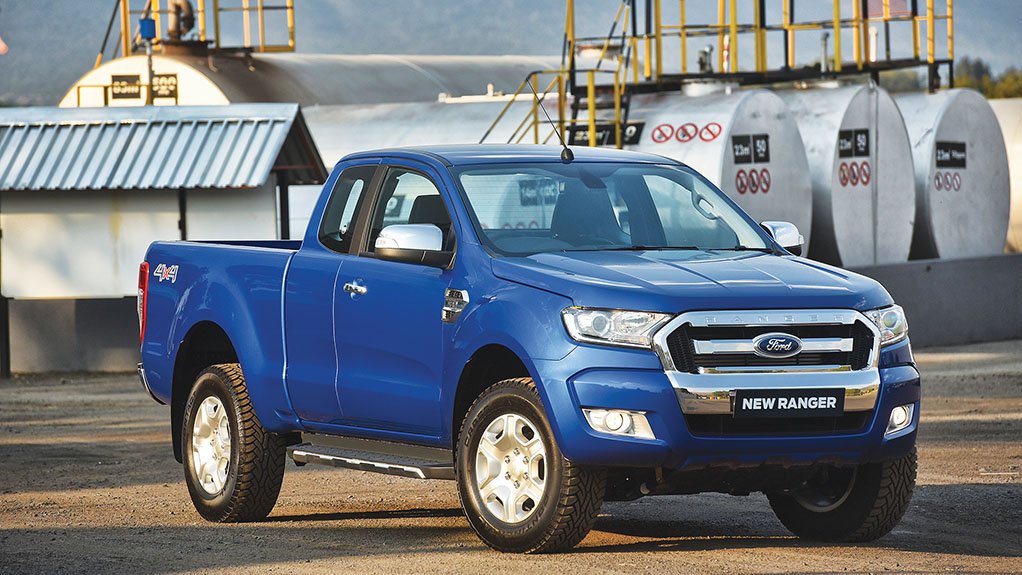  	GROWING RIVAL The Ford Ranger has proved popular with South Africans, challenging the Hilux’s dominance