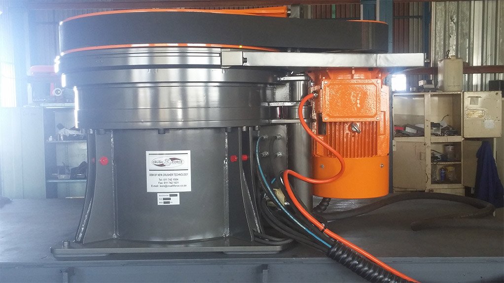Energy efficient crusher for quarries