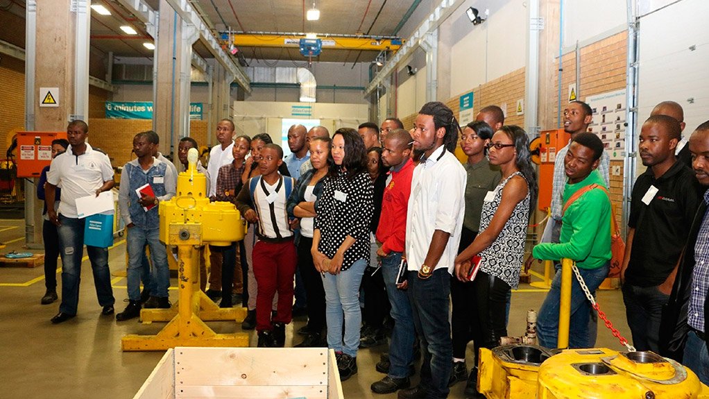Atlas Copco shares technology expertise with Wits Mining Engineering students