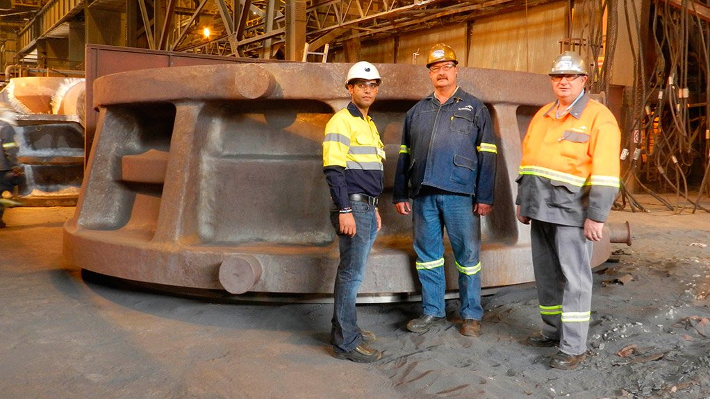 Tenova Takraf Sets Another Spares Record Servicing A Sishen Primary Gyratory Crusher