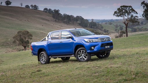 8TH GENERATION HILUX

Toyota’s Hilux bakkie was the topselling light commercial vehicle in 2015 with 35 684 units
