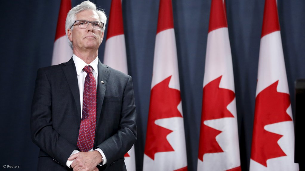 Canada Natural Resources Minister Jim Carr