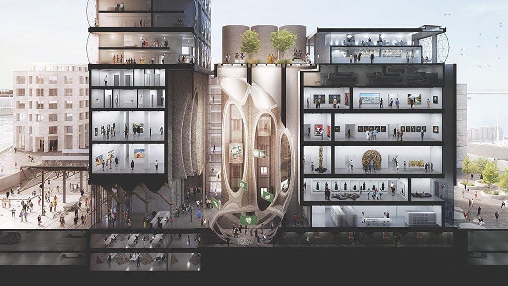 ARTIST’s IMPRESSION The Zeitz Museum of Contemporary African Art is set to be a ‘jewel in the V&A crown’ and will be home to 80 gallery spaces