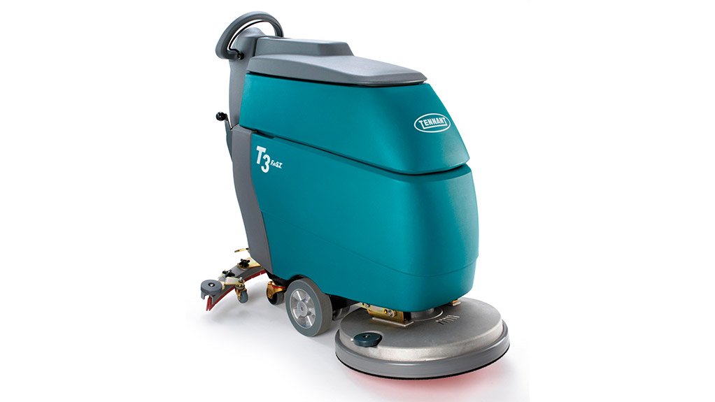 Tennant T2 and T3 scrubber-dryers from Goscor Cleaning Equipment clean up the retail environment
