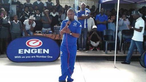 Engen and football partners Supersport United help build grassroots football