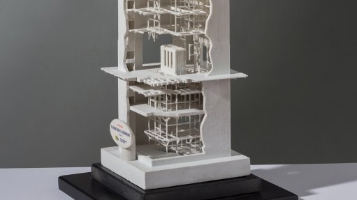 Headframe modelled using 3D technology