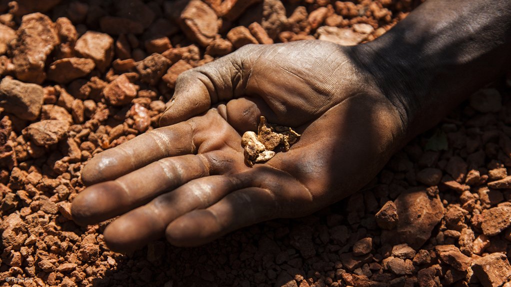 INDUSTRY IMPEDIMENT
Gold production from small-scale and illegal mining continues to increase, with output representing about 34% of national production in the past few years
