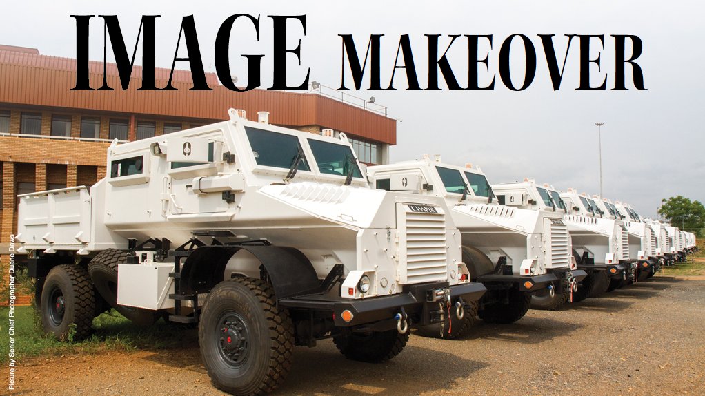 Casspir vehicle shedding its apartheid links as it takes on peacekeeping role