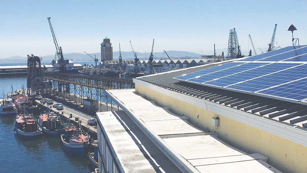 SOLAR WATERFRONT Eight roofs at the V&A Waterfront are now fitted with solar PV panels