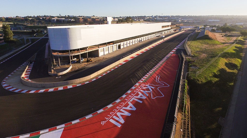 The revamped Kyalami race track