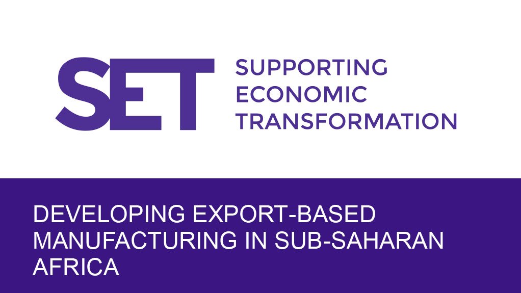 Developing export-based manufacturing in sub-Saharan Africa (Arpril 2016)