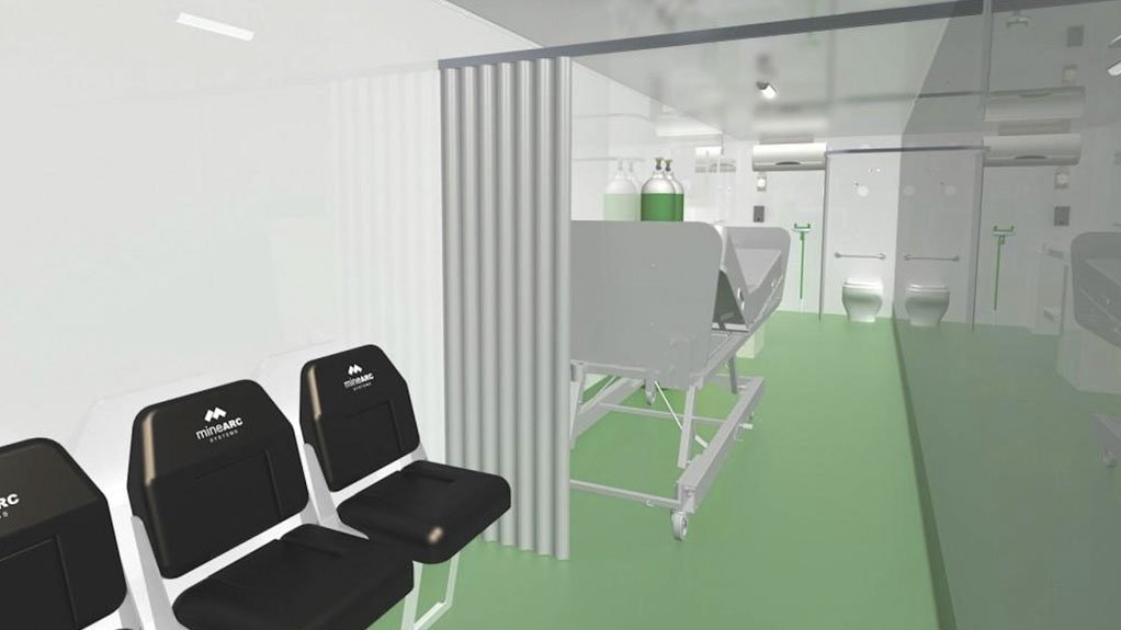 UNDERGROUND FIRST AID STATION
MediSAFE is self-contained structure designed to provide the necessary tools and a sterile, safe working environment for first aid treatment
