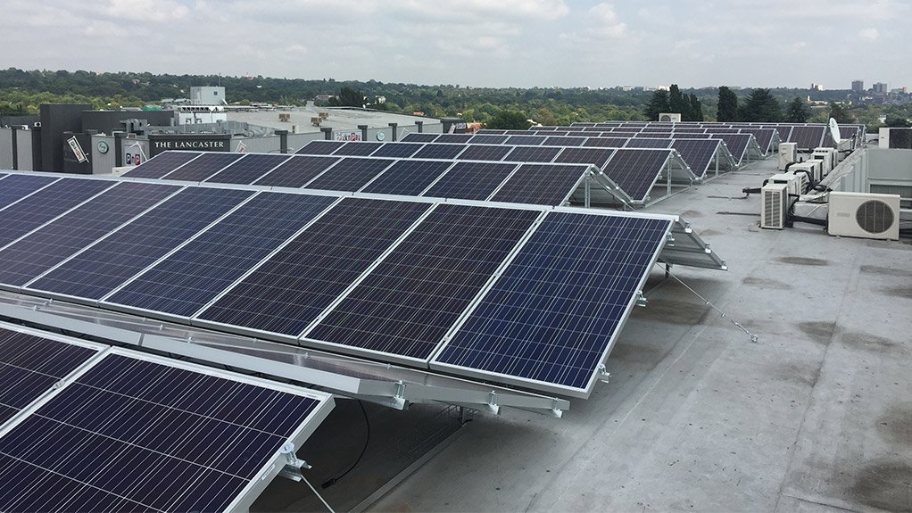 Solar PV system installed at 382 Jan Smuts avenue 