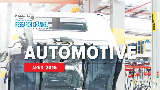 Creamer Media publishes  Automotive 2016: A review of South Africa's automotive sector