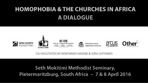 Homophobia and the Churches in Africa (May 2016)