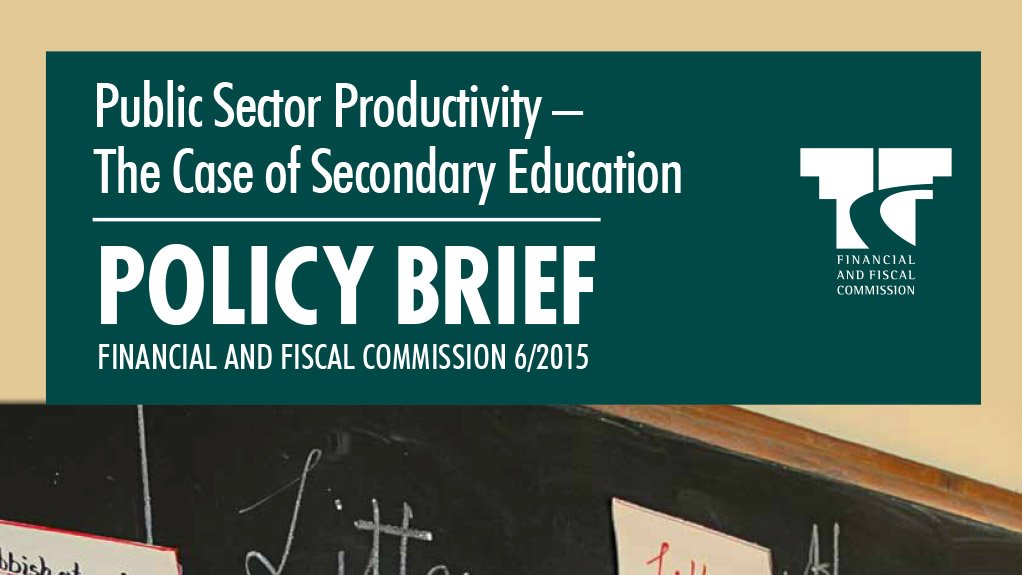 Public Sector Productivity – The Case of Secondary Education (May 2016)