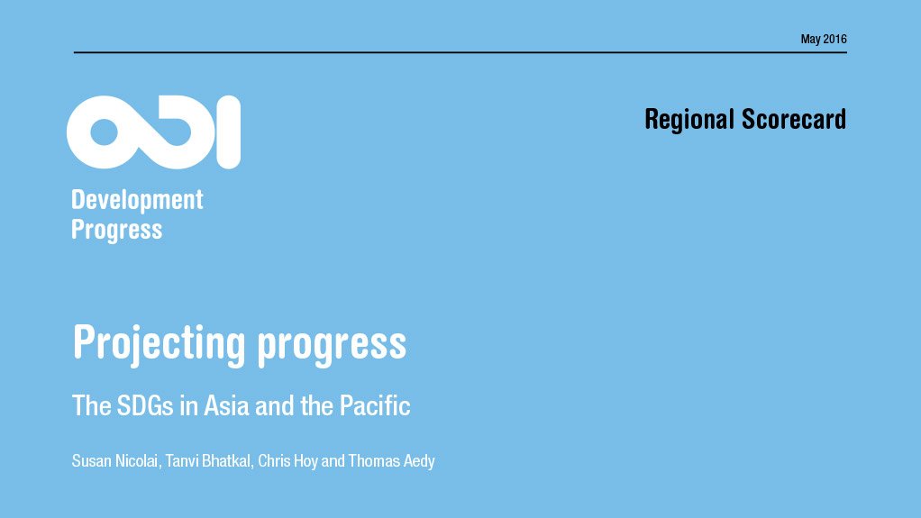 Projecting progress – The SDGs in Asia-Pacific (May 2016)