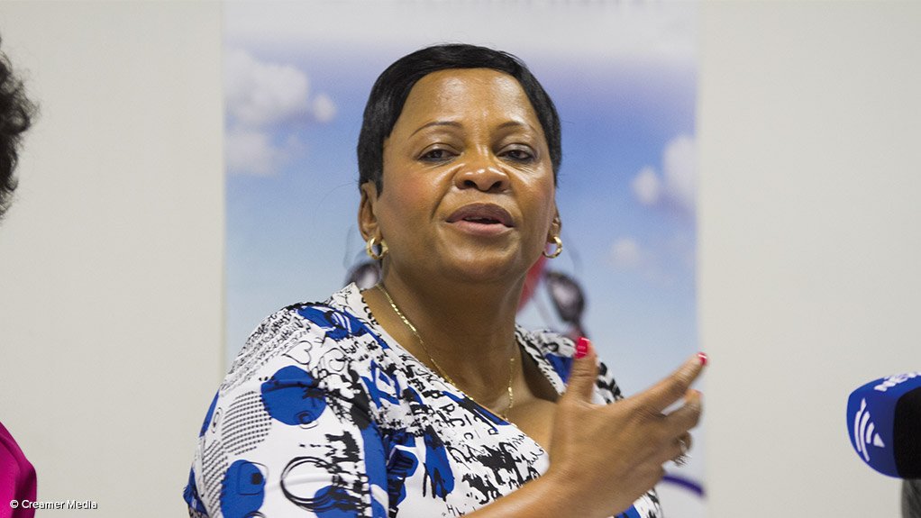 Water and Sanitation Minister Nomvula Mokonyane