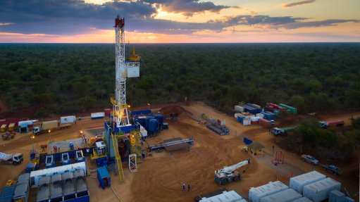 Drilling for gas in Temane