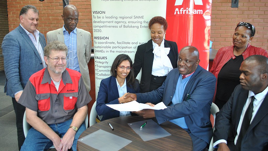 Afrisam Partners With The Royal Bafokeng Group To Create Enterprise Development Opportunities