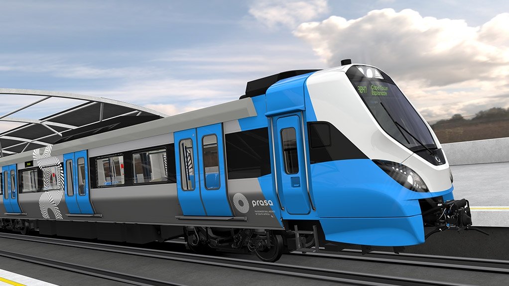 PRASA TRAINS
The new trains that will work on the upgraded infrastructure system are larger and faster than previous trains	