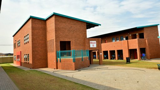 The new Royal School Alberton defined by brick
