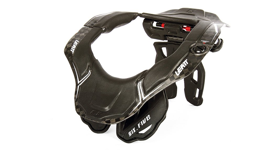 SAFETY FIRST The Leatt-Brace has been credited with saving many a biker from a broken neck