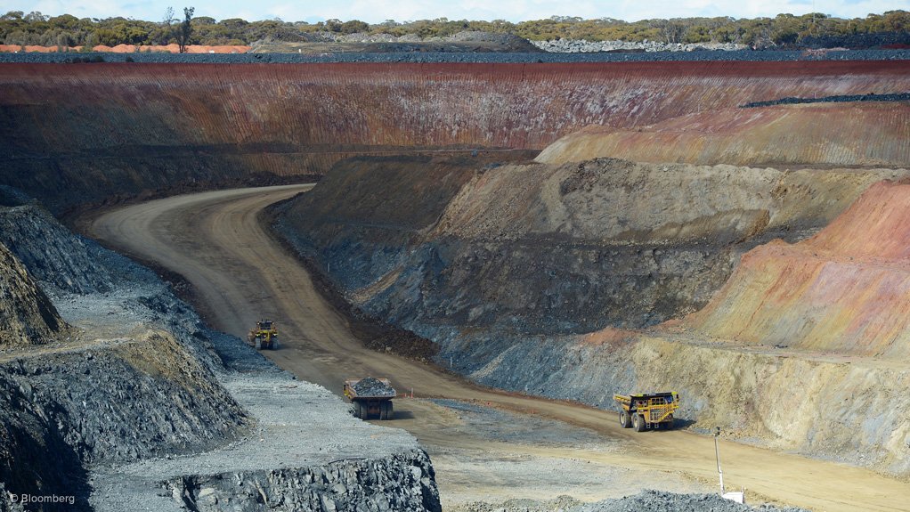 Evolution Mining’s gold operations in Mungari, west of Kalgoorlie in Western Australia.
