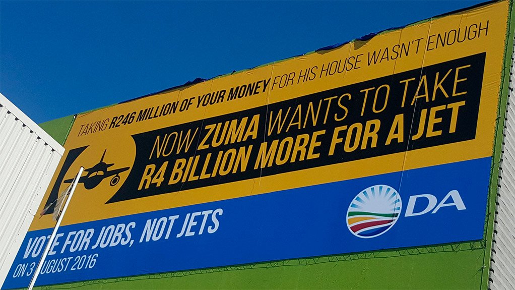 'We want jobs, not jets' – Maimane