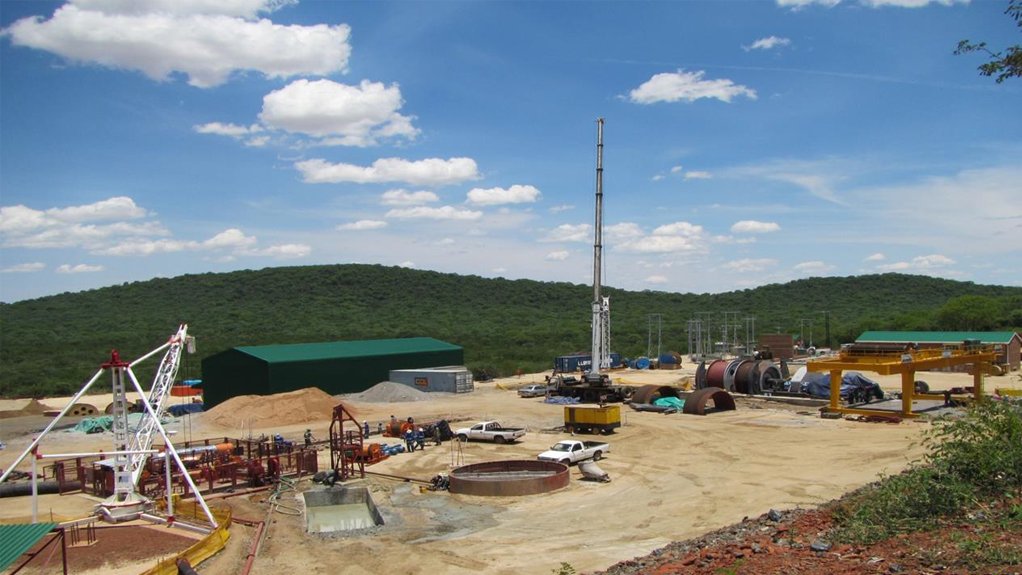 Central Shaft construction at Caledonia Mining's 49%-owned Blanket mine, Zimbabwe