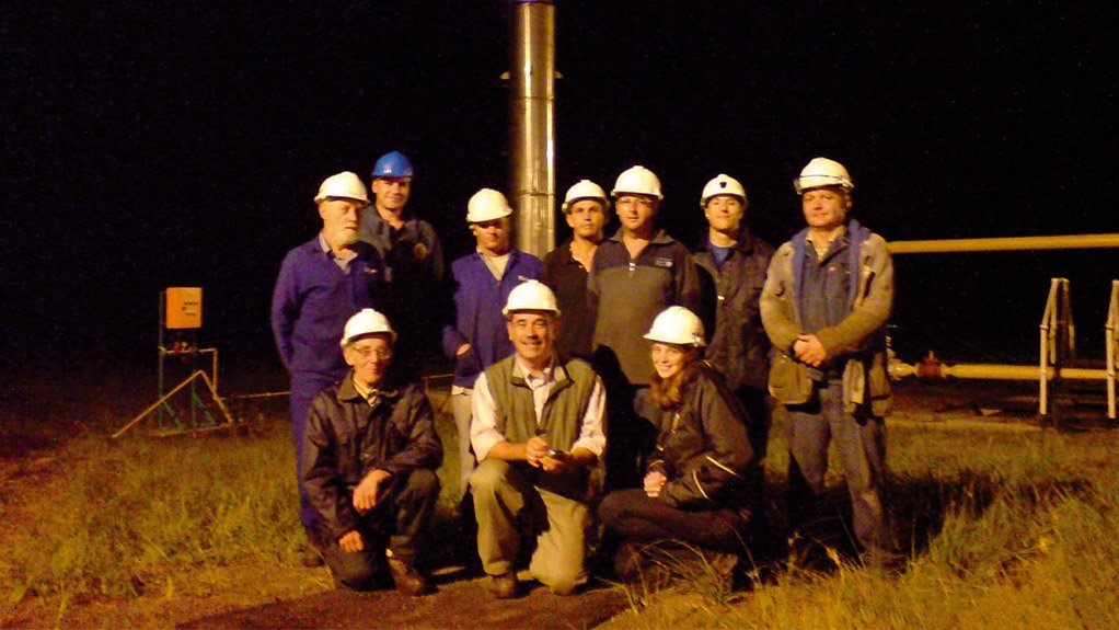 Eskom team at UCG pilot plant in 2007