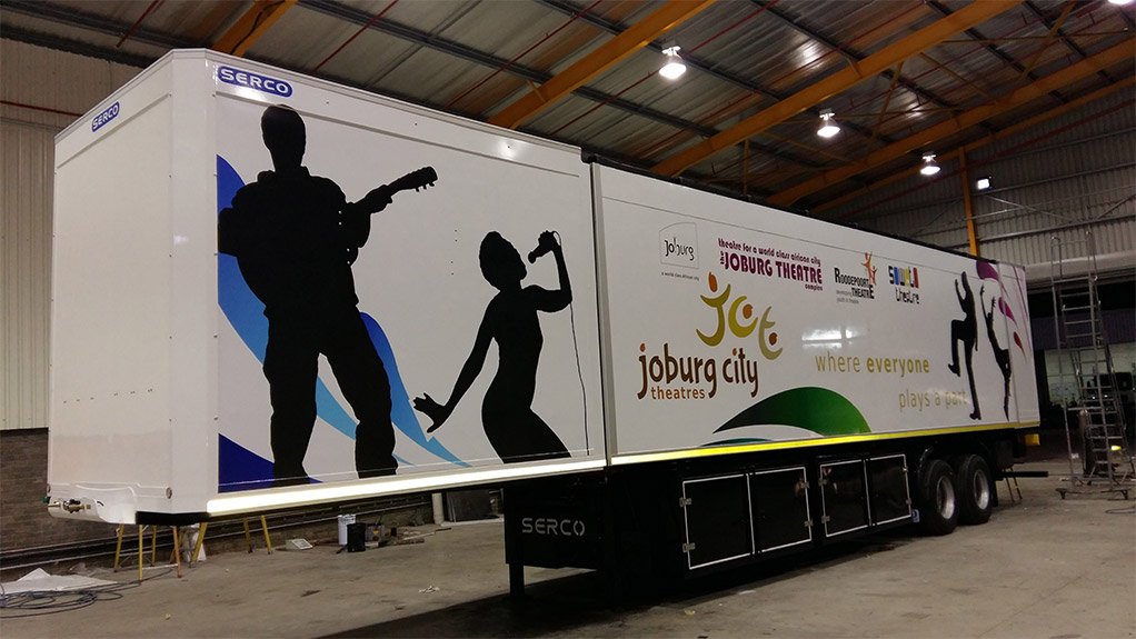 Serco builds show trailer for Joburg Theatre