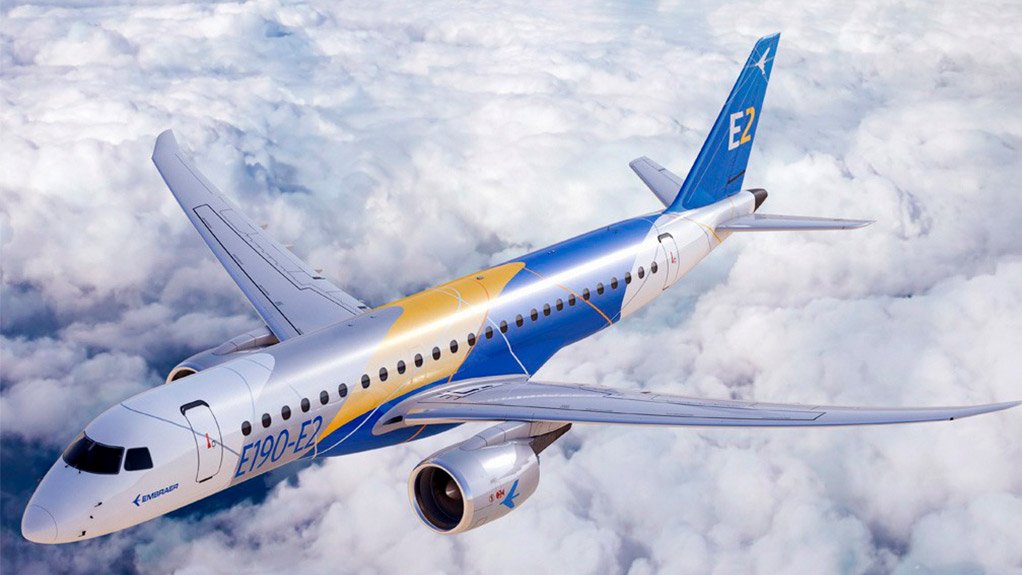 The Embraer E190-E2 on its maiden flight